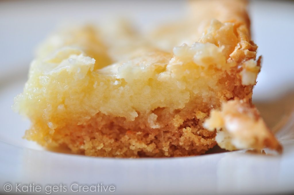 Cream Cheese Squares or Butter Cake. Get the delicious recipe over at www.katiegetscreative.com today! 