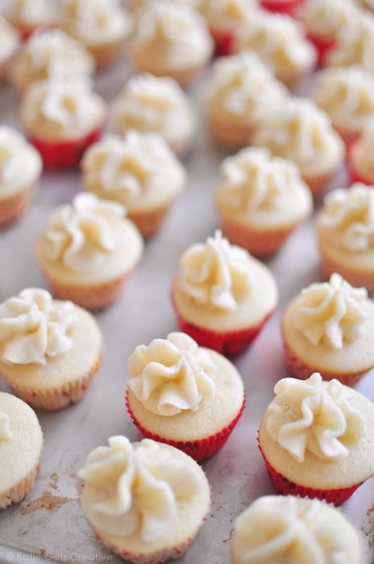 Vanilla Bean Cupcakes and Brown Butter Frosting