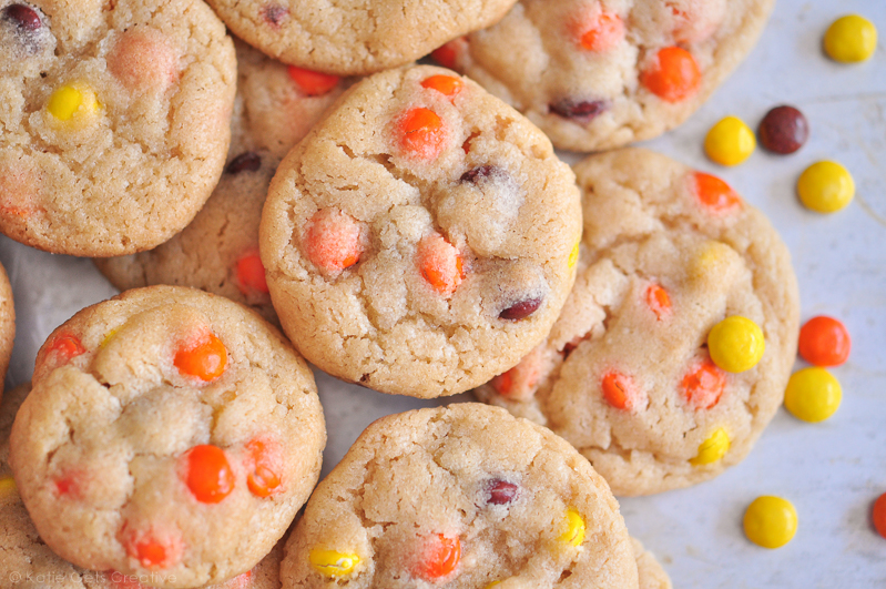 Reese's Pieces Cookies from Katie Gets Creative 