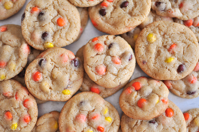 Reese's Pieces Cookies from Katie Gets Creative