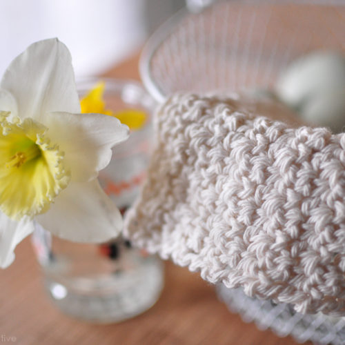 Easy Crochet Dishcloth Pattern | Free Printable Pattern