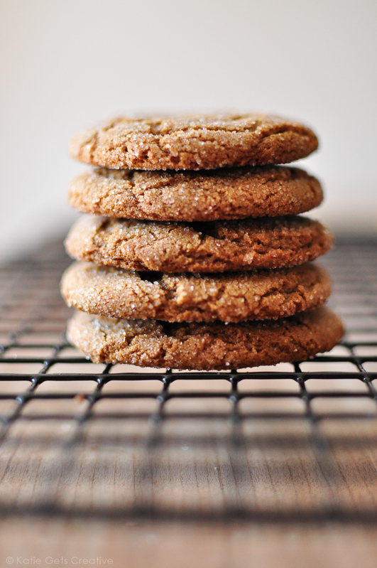 These ginger snap cookies are soft and chewy. This recipe requires no chill time, so your cookies are ready super fast. Let's get to baking!