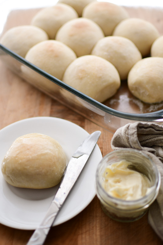 These sourdough dinner rolls are super soft, light and fluffy, and buttery. They make a great addition to any meal! 