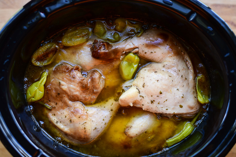 Mississippi Chicken Instant Pot can be easily converted to a crock pot meal. 