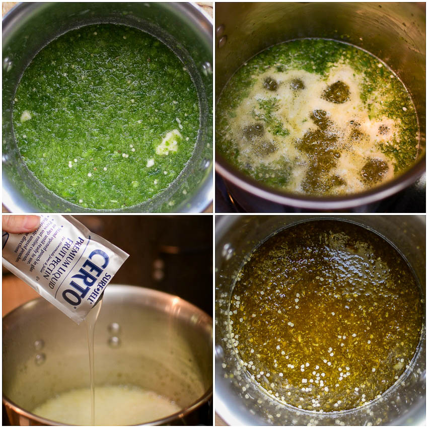 Step by step of cooking pepper jelly 