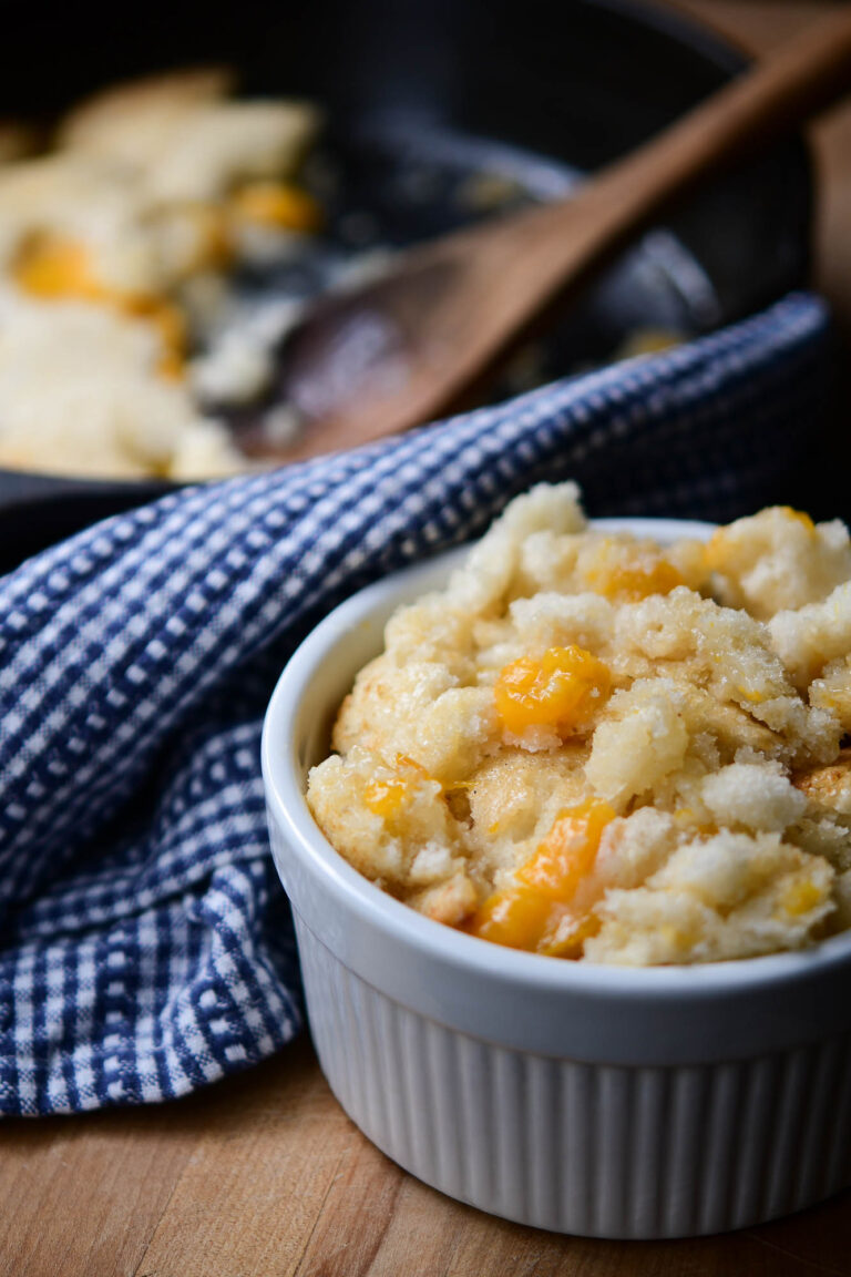 Peach Cobbler Skillet